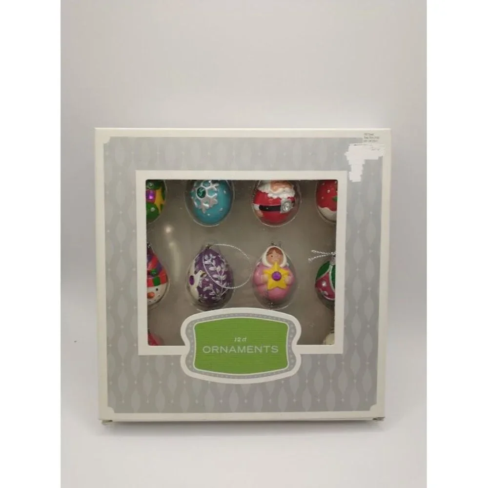 Vintage 2003 12-Piece Christmas Ornament Set Target Holiday Collection